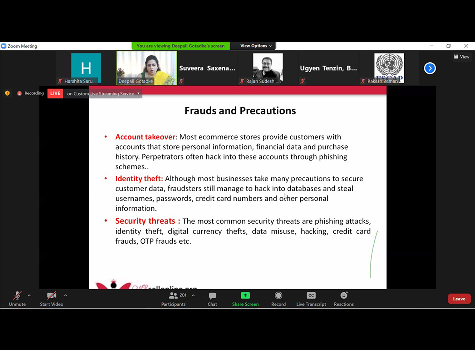 UNESCAP Wesellonline online training photo gallery